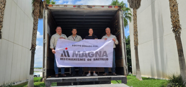 Recibe Facultad de Sistemas de la UA de C donación de equipo de la empresa Magna Mecanismos