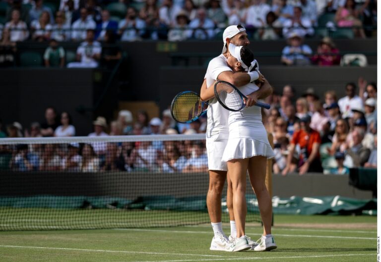 ¡Históricos! Son mexicanos finalistas del dobles mixtos de Wimbledon