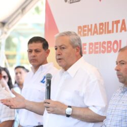 Avanza rehabilitación del campo de beisbol del Ateneo Fuente