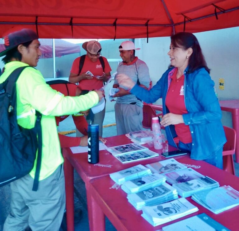 Con prevención de adicciones en el contexto laboral CIJ Ramos Arizpe acude a empresa Coca-Cola 