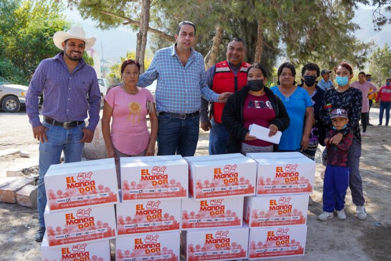 Continúan programas sociales en respaldo a las familias del campo de Ramos Arizpe