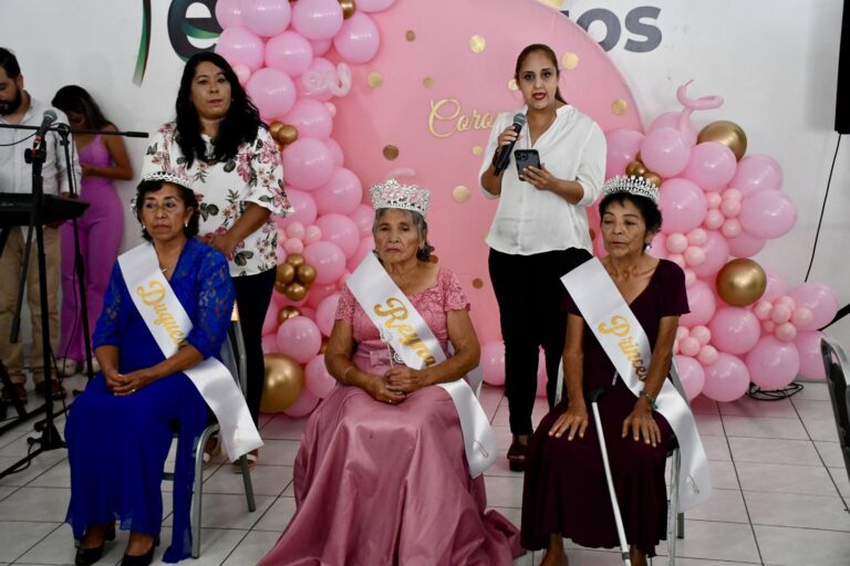 En centro comunitario El Mirador eligen a su nueva reina en el mes del Adulto Mayor 