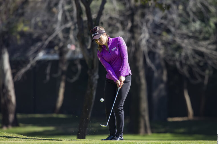 Gaby López se mete al Top 3 en primera ronda del Golf en París 2024