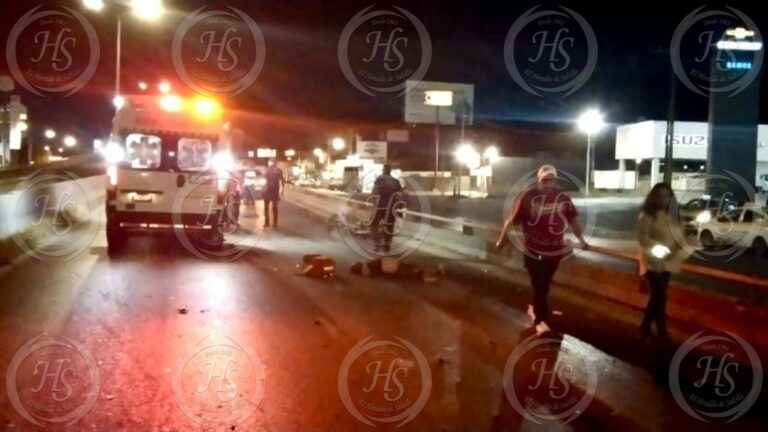 Muerte otro motociclista ahora en Ramos Arizpe