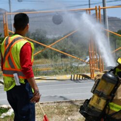 Ponen a prueba Bomberos de Saltillo sus habilidades en Rally 2024 