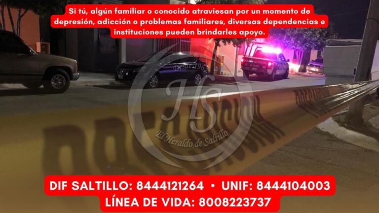 Por problemas personales toma fatal decisión en Saltillo