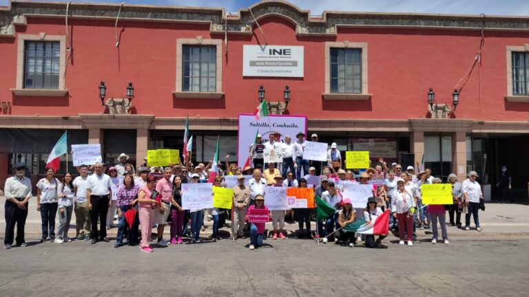 Rechazan saltillenses sobrerrepresentación de MORENA en el Congreso de la Unión