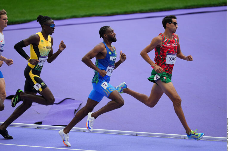 Tonatiuh López logra su pase para la Semifinal de 800 metros en los Juegos Olímpicos