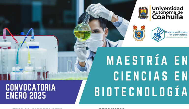 Cursa en la UA de C la Maestría en Ciencias en Biotecnología