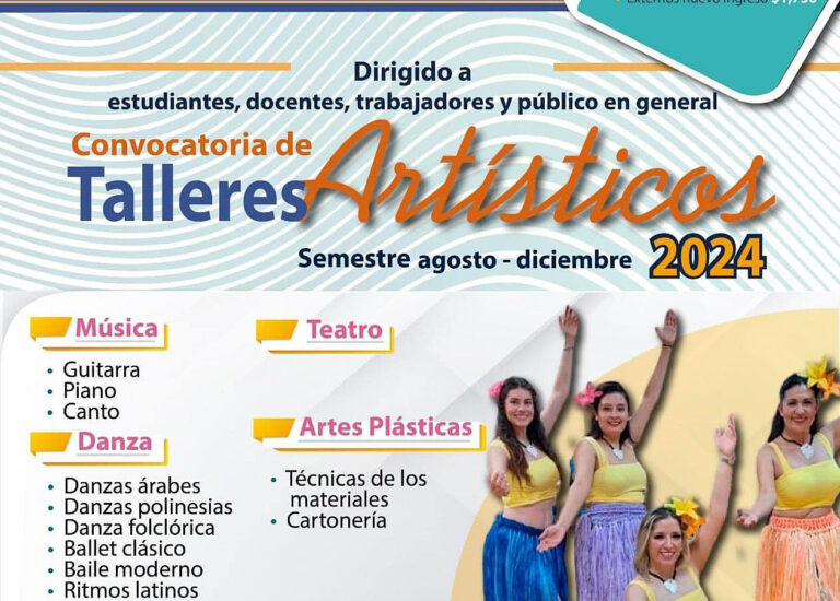 Durante agosto inscríbete a los Talleres Artísticos que ofrece la UA de C