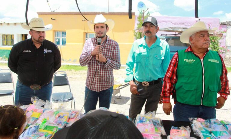 En Semana del Campo, lleva Saltillo Macrobrigada y paquetes alimentarios a ejidos