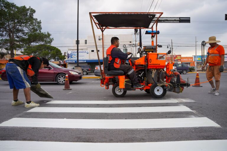 Gobierno Municipal de Ramos Arizpe moderniza bulevar Plan de Guadalupe