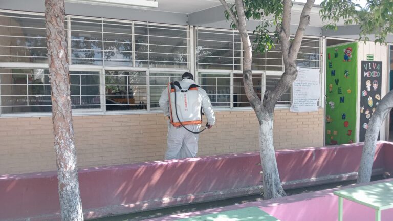 Atiende SS alta demanda de fumigación en planteles escolares