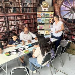 Bibliotecarios de Ramos Arizpe llevan talleres a niñas y niños en Feria Internacional de Libro 5