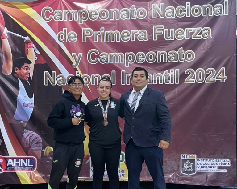 Conquista Silvana Pérez bronce en nacional de primera fuerza