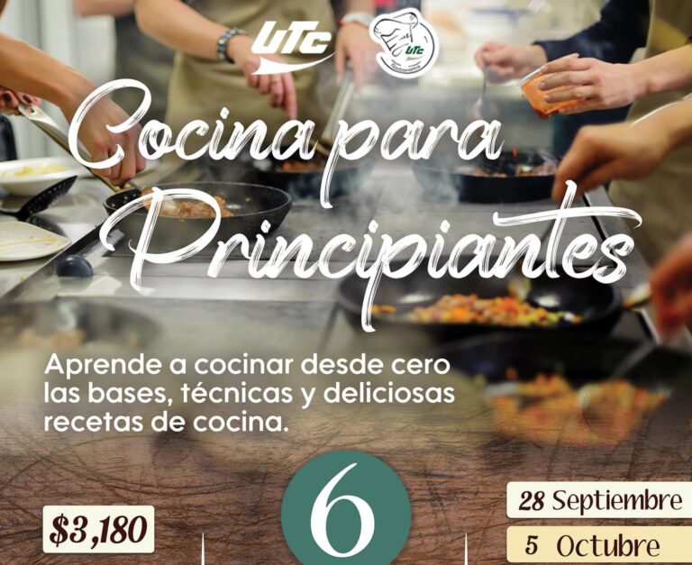 Convoca la UTC a participar en su primer de Curso de Cocina para Principiantes 