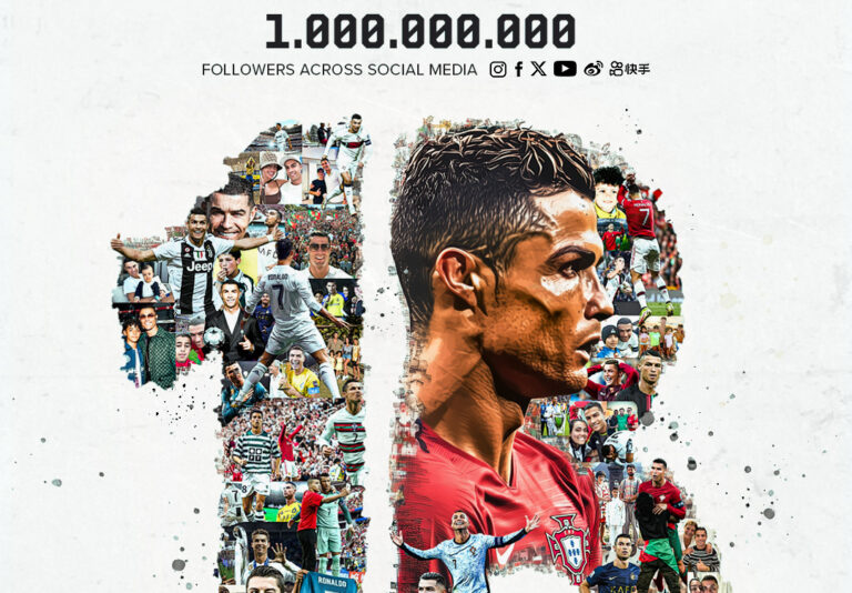 Cristiano Ronaldo rompe otro récord, logró acumular mil millones de seguidores en redes sociales