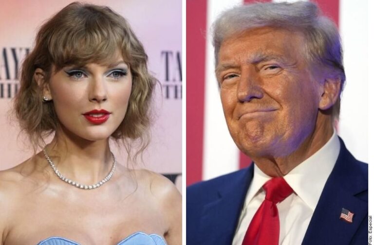 Critica Donald Trump a Taylor Swift por respaldar a Harris