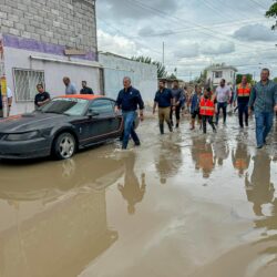 Román Alberto Cepeda González supervisa laguna de regulación y recorre sectores aledaños3