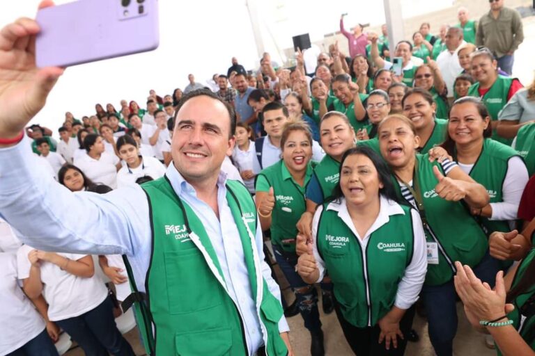 Arranca Manolo 200 obras sociales más en Coahuila