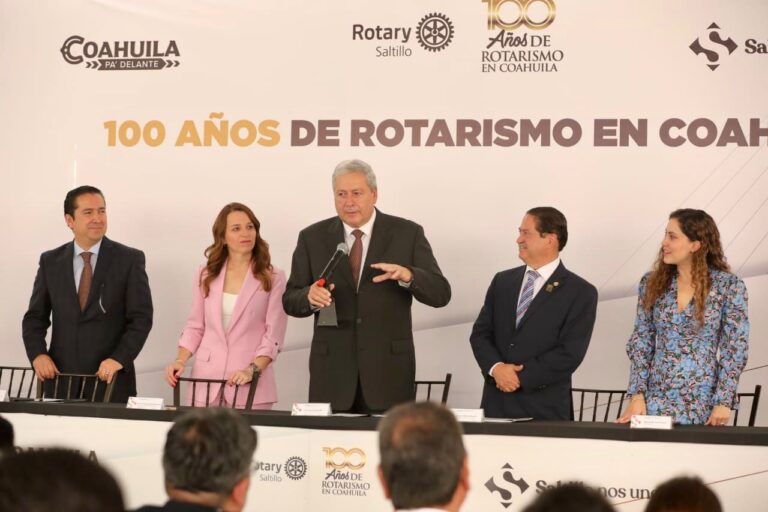 Celebra Cabildo en pleno 100 años del rotarismo en Saltillo