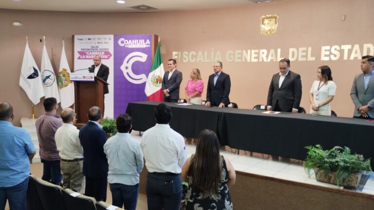 Con “Cambio de Narrativa” busca Gobierno de Coahuila concientizar a medios de comunicación sobre la problemática del suicidio