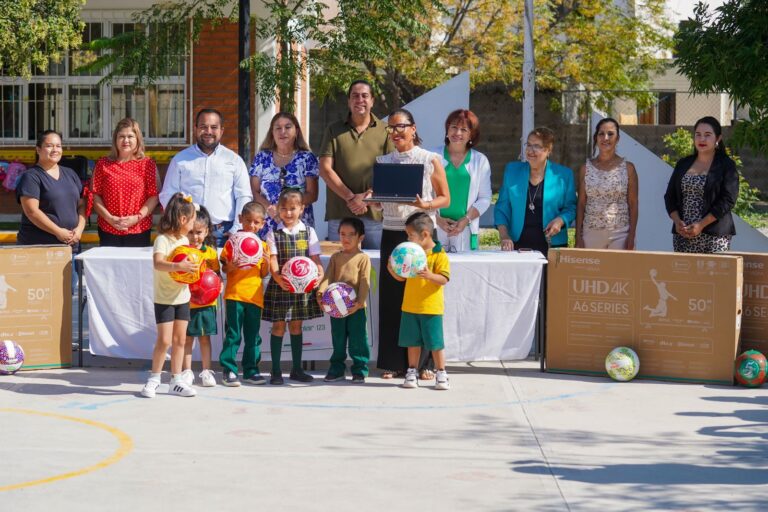 Concluye “segunda vuelta” de apoyos a escuelas de Ramos Arizpe