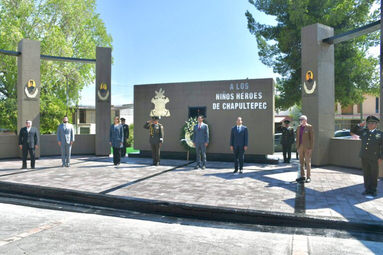 Conmemoran en Saltillo el 177 aniversario de la gesta de los Niños Héroes de Chapultepec