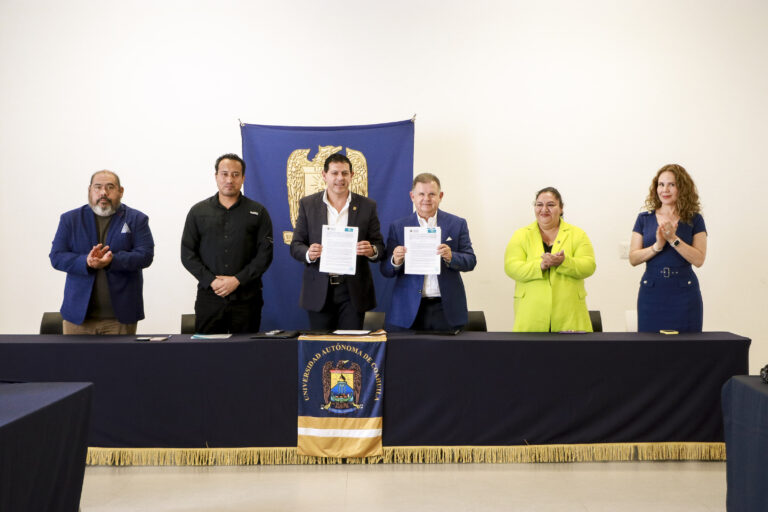 Firman UA de C y CEAS convenio de colaboración para implementar acciones en el cuidado del agua