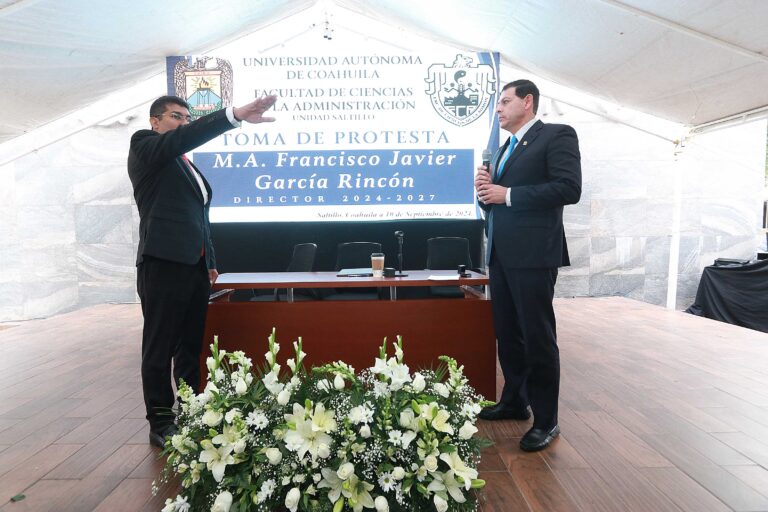 Francisco Javier García Rincón rinde protesta como director de la FCA Unidad Saltillo