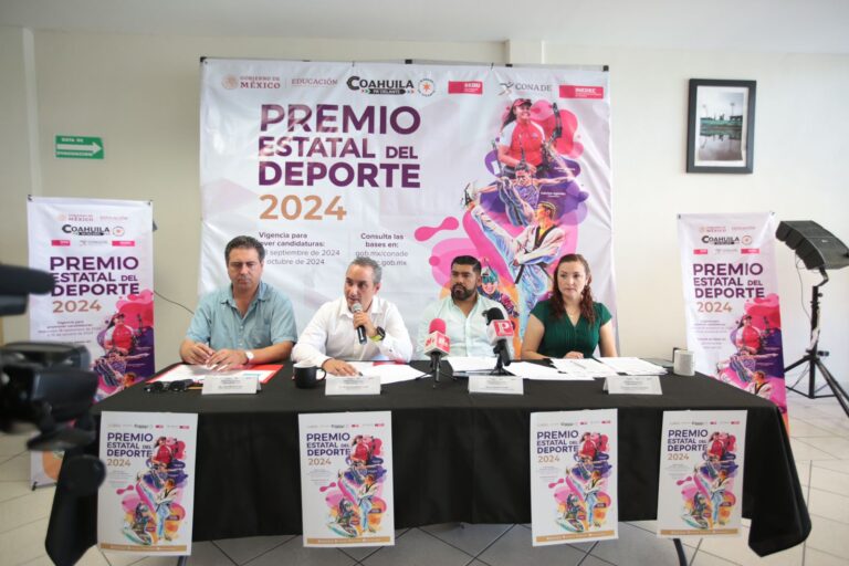 Lanza el Gobierno de Coahuila convocatoria para el Premio Estatal del Deporte 2024