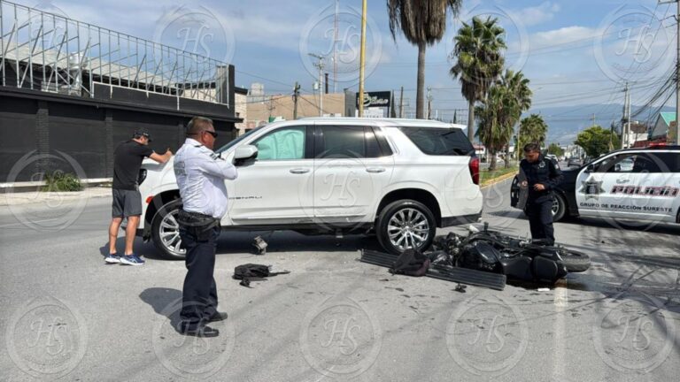 Muere joven motociclista tras accidente en el bulevar Moctezuma en Saltillo