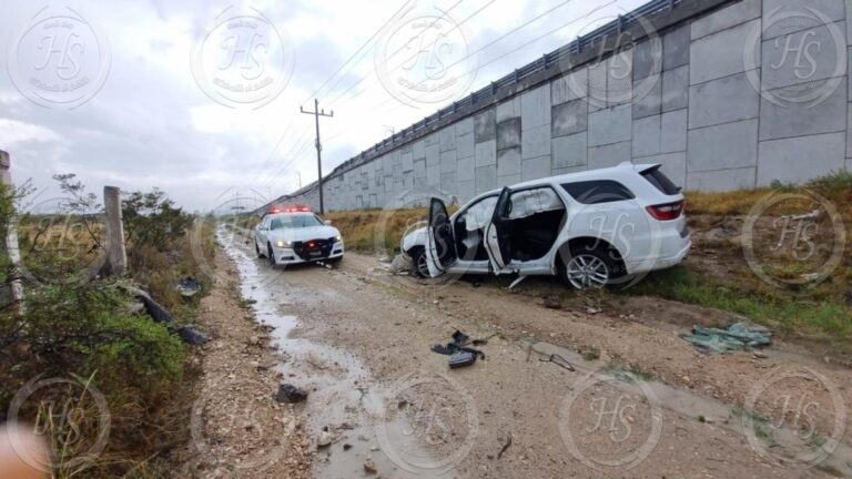 Se salva de milagro tras caer de un puente en la carretera a Zacatecas