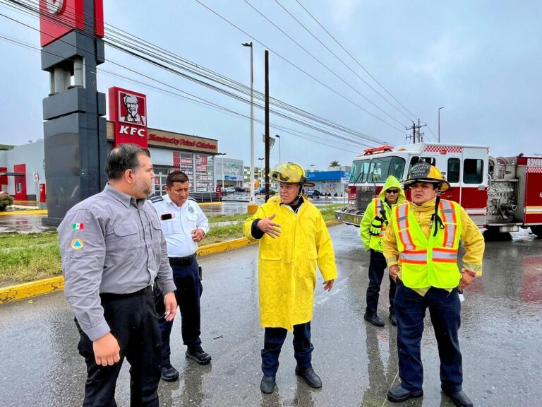 Trabaja Gobierno de Saltillo en atención a la ciudadanía por lluvias