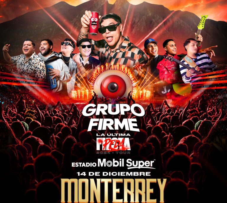 Con una gran fiesta, Grupo Firme anuncia su regreso a Monterrey con su gira “La Última Peda”