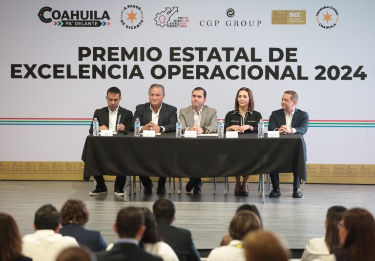 Entrega el gobierno del estado la IV edición del premio estatal de excelencia operacional