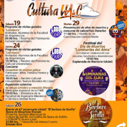 Invita UAdeC a Disfrutar de la Agenda Cultural de Octubre2