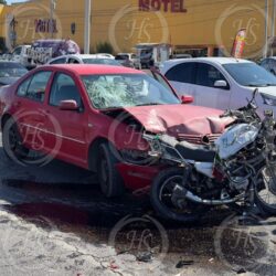 Mujer en estado de ebriedad atropella y mata a motociclista en Saltillo