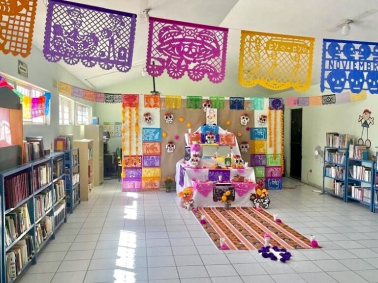 Recuerdan a Gabriel García Márquez con altar de muertos en biblioteca “Catalina Morales de Miranda” 