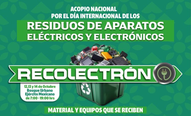 Con el Recolectrón, Coahuila se suma al día internacional de residuos de los aparatos eléctricos y electrónicos