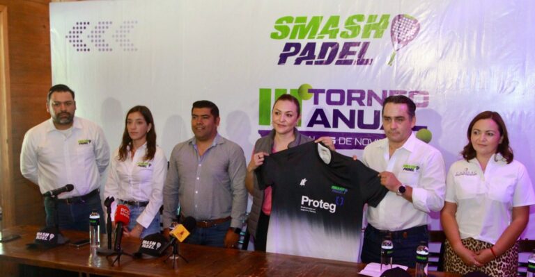 Invitan Municipio, Estado y Canirac a III Torneo Anual de Pádel