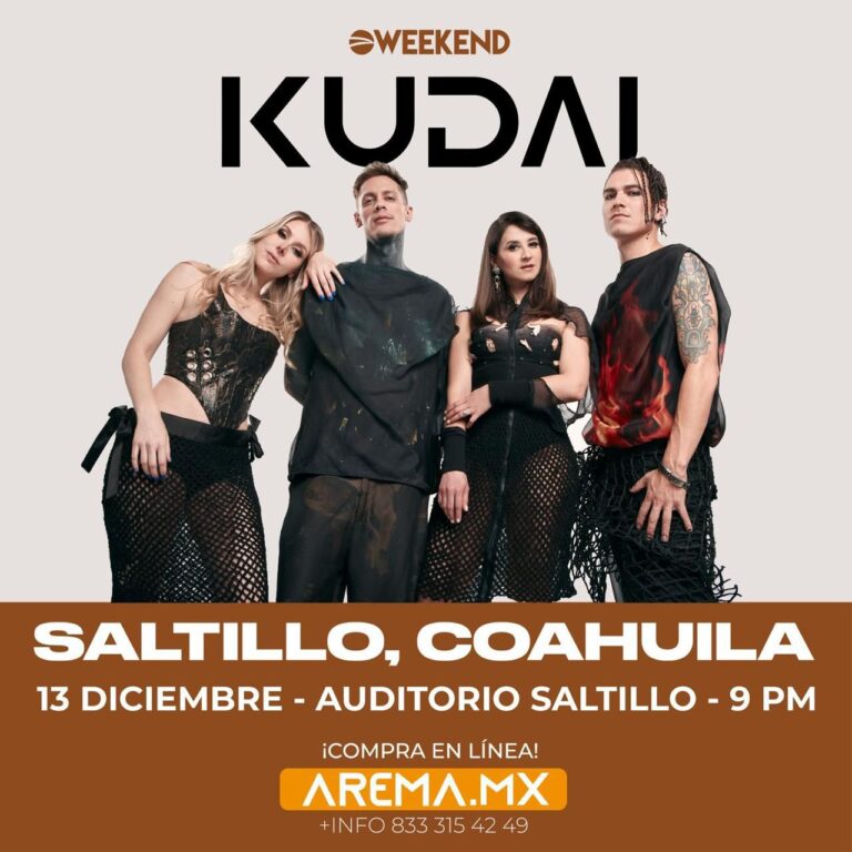 Kudai llegará a Saltillo con su “4Fans Tour 2024”