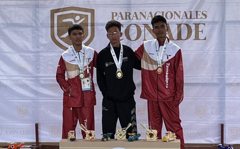 Medalla de oro para Coahuila en el paratletismo de los Paranacionales CONADE 2024