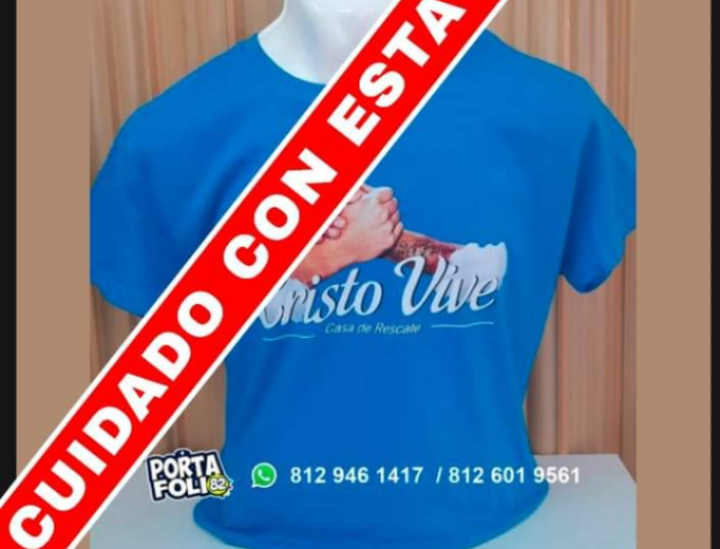 Plagian logo y camisetas de Cristo Vive