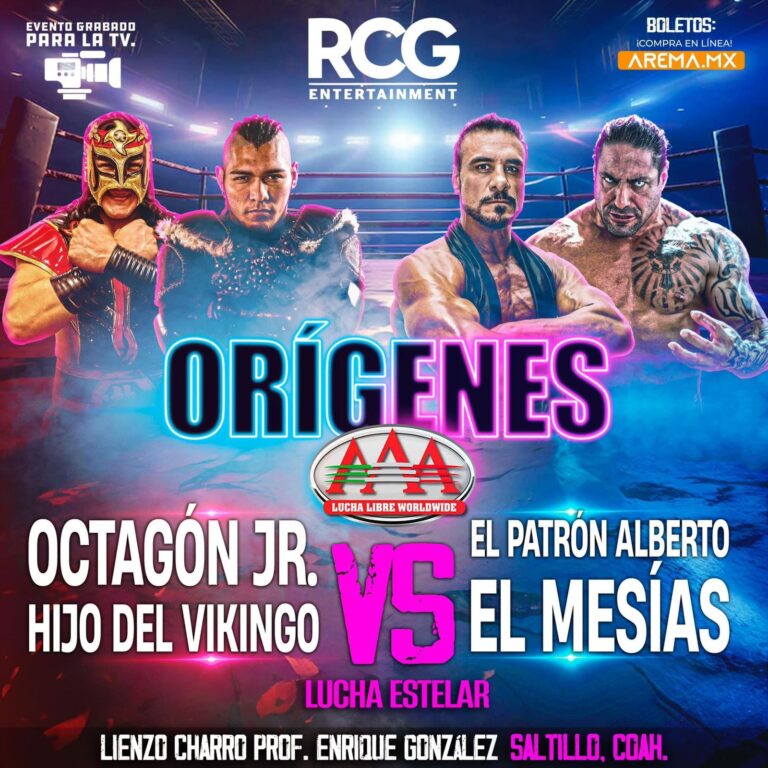 Llega a Saltillo la gira “Orígenes” de la Lucha Libre AAA