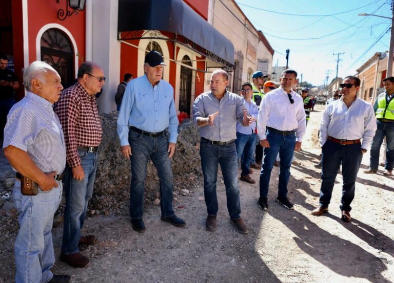 Avanzan trabajos de rehabilitación en calle General Cepeda