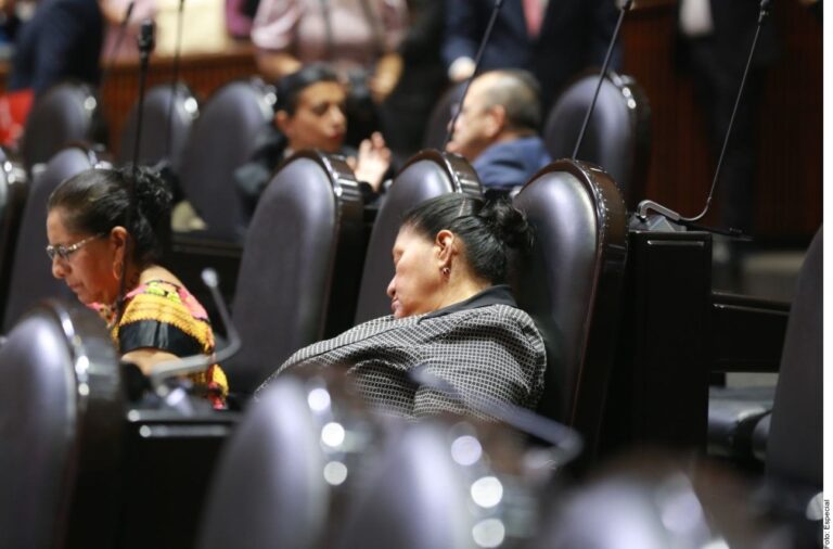 Diputada de Morena se queda dormida… ¡en plena sesión!