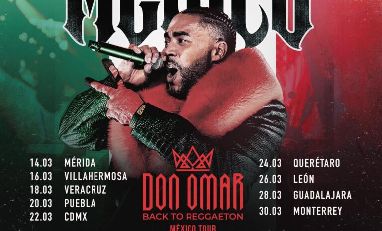 ¡El Rey Del Reggaetón está de vuelta! Don Omar llega a México con su gira “Back To Reggaetón Tour”