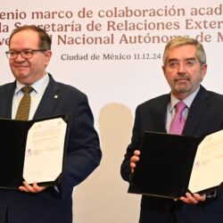 Acuerdan UNAM y Cancillería realizar acciones conjuntas de contención y apoyo a migrantes mexicanos que viven en Estados Unidos1