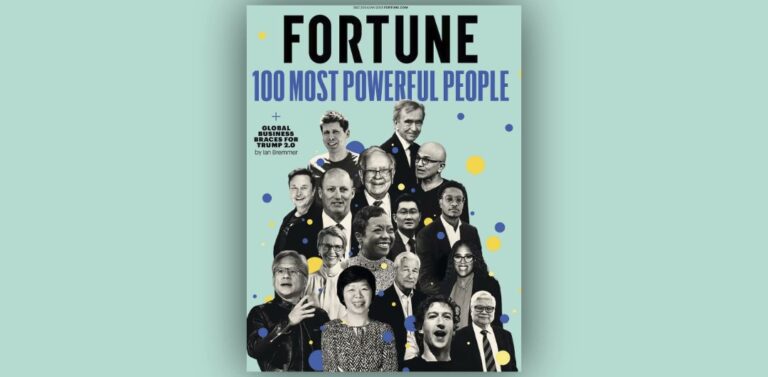 La revista Fortune presenta el ranquin de las personas más poderosas del mundo en 2024